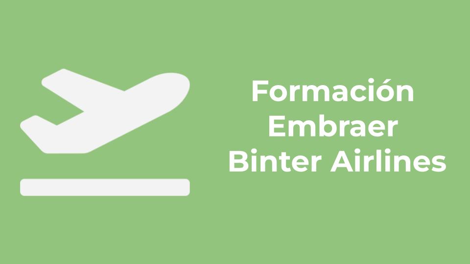Formación EMBRAER Binter Airlines
