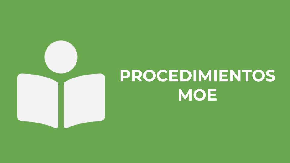 PROCEDIMIENTOS MOE 