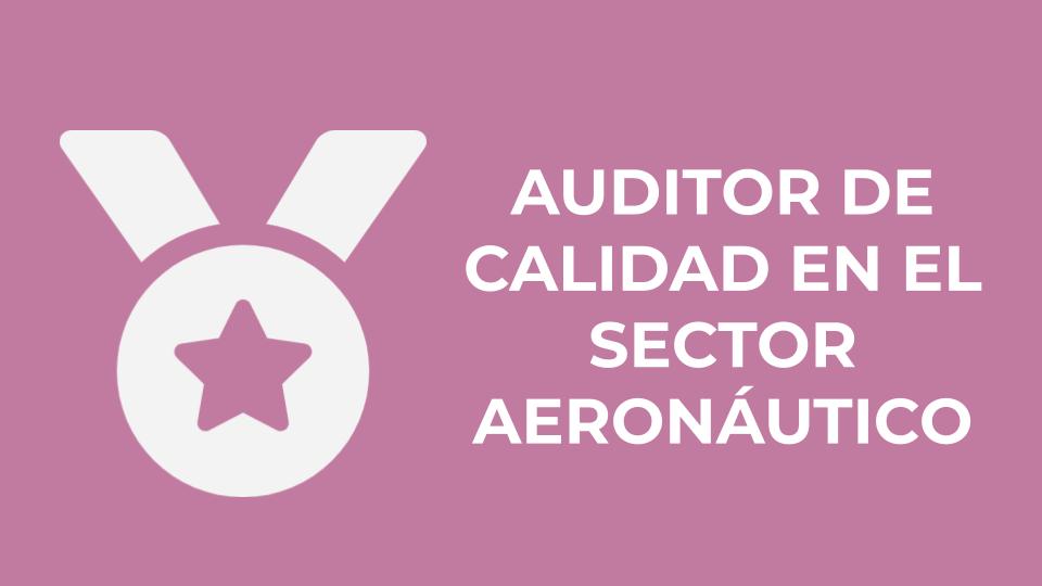 AUDITOR DE CALIDAD EN EL SECTOR AERONÁUTICO