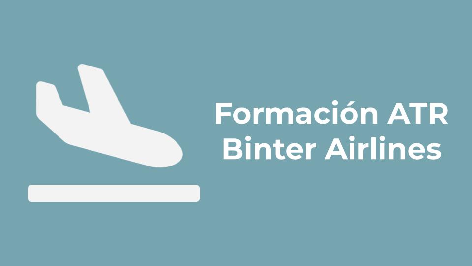 Formación ATR Binter Airlines