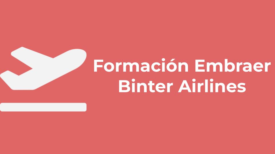 Formación EMBRAER Binter Airlines