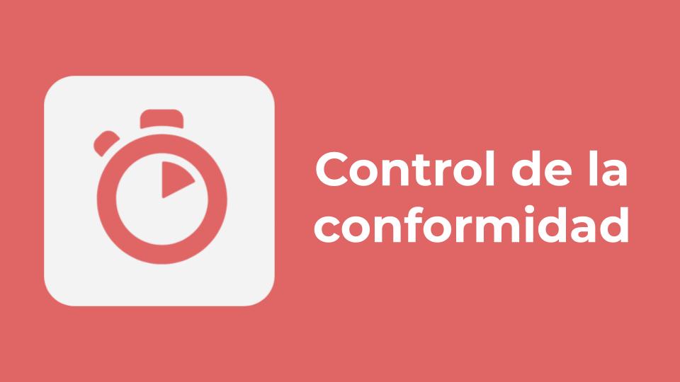 Control de la Conformidad